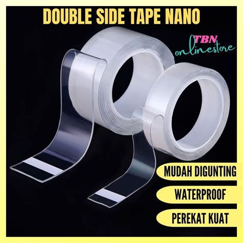 Jual Nano Double Tape Selotip Isolasi Bening Multifungsi Meter