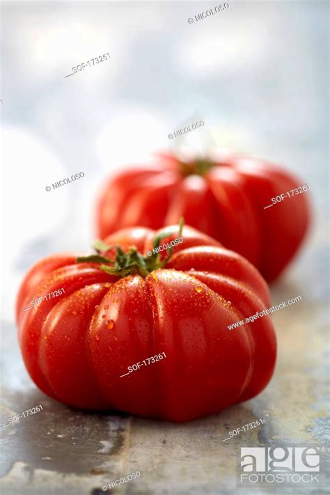 Coeur de boeuf tomatoes, Stock Photo, Picture And Royalty Free Image ...