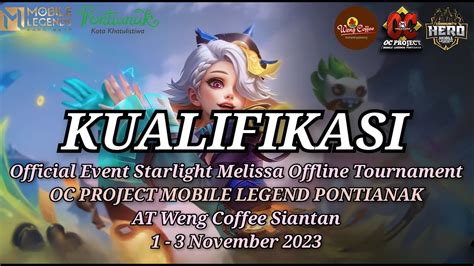 KUALIFIKASI OFFICIAL EVENT SPECIAL SL MELISSA OFFLINE TOURNAMENT OC