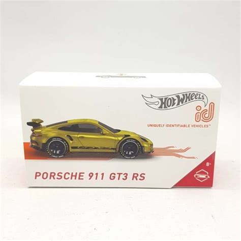 Promo Hotwheels Hot Wheels HW ID Box Porsche GT RS Emas Original Mattel Diskon Di Seller