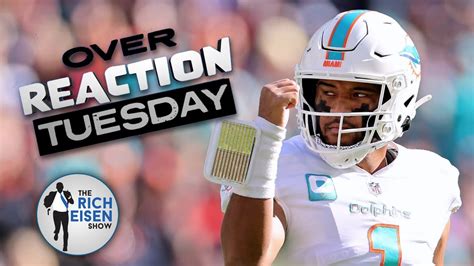 Overreaction Tuesday Rich Eisen Talks Jimmy G Tua Browns D Hop Nba