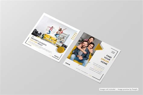 Strona Mockup Flyer Darmowe Wektory I Psd Do Pobrania