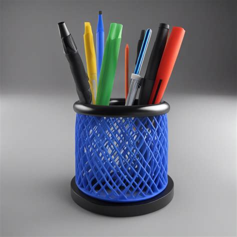 3d Printed Pen Holder Files To Download And To 3d Print For Free 3dpea