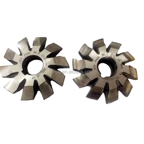 HSS M2 Module 2 Involute Gear Milling Cutter 8pcs Set With PA20 In