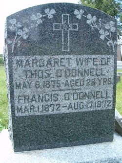 Margaret Rochford O Donnell Desconhecido Memorial Find A Grave