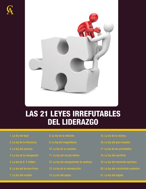 Resumen Libro Las 21 Leyes Irrefutables Del Liderazgo LAS 21 LEYES