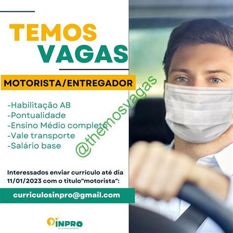 Motorista Entregador Teresina Pi Vaga S Themos Vagas