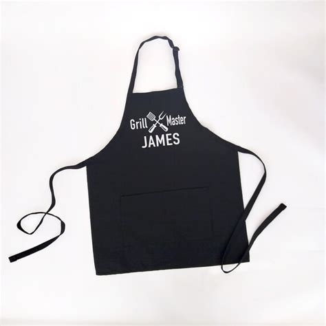 Custom Mens Grilling Apron Personalized Bbq Aprons For Men Grill