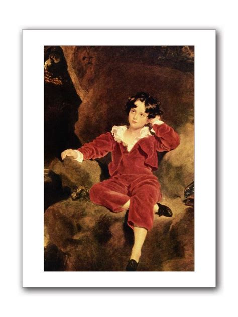 Thomas Lawrence The Red Boy Master Lambton 1825 Giclee Fine Etsy Uk