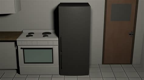 Fridge Model TurboSquid 1577848