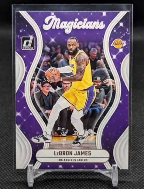 LEBRON JAMES 2023 24 Panini Donruss MAGICIANS Inserto 10 Los Angeles