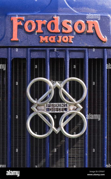 Fordson Major Tractor Badge Stock Photo Alamy