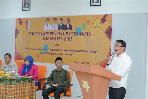 Buka Resmi Temu Teknis Penyuluh Pertanian Ini Pesan Bupati SIGI