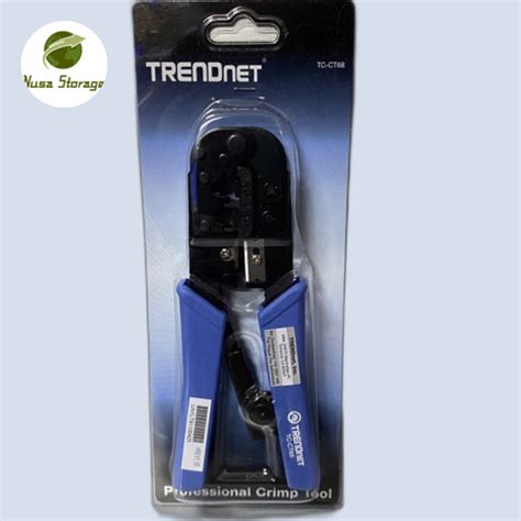 Jual Crimping Tool TRENDNET TC CT68 RJ11 RJ45 Cat5 Cat6 Tang Krimping