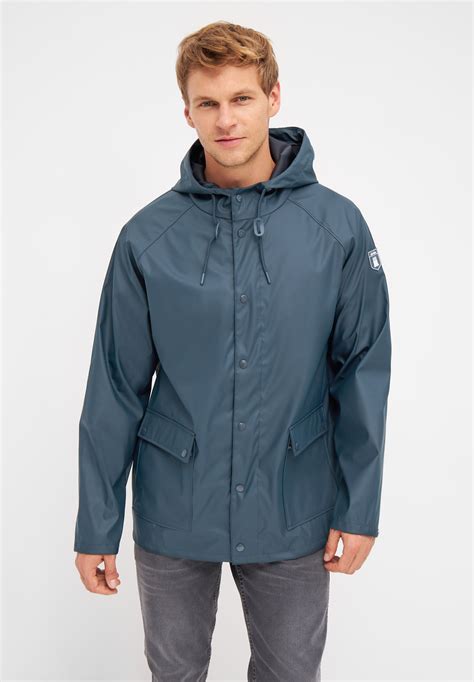 Regenjacke Coastby Navy Grundstoff Net