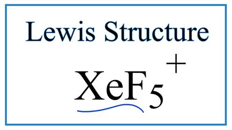 How To Draw The Lewis Dot Structure For Xef Youtube