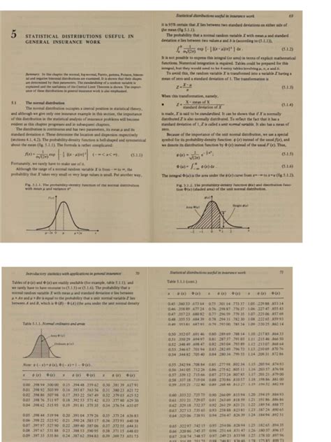 Chapter 5 Statistic Distribution General Insurance Pdf