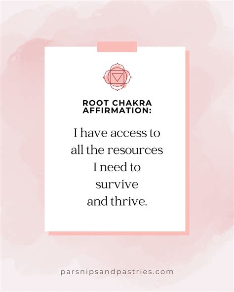 50 Root Chakra Affirmations For Grounding Strength And Stability