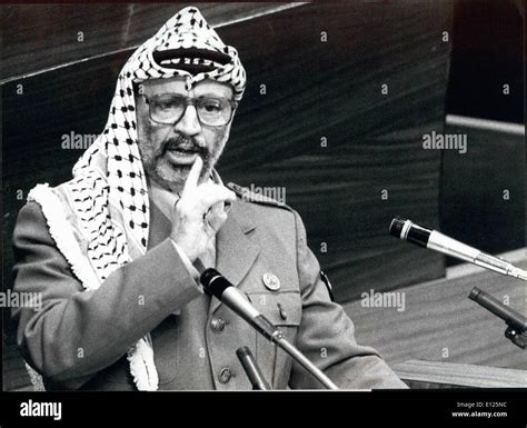 Dec. 12, 1988 - Yasser Arafat in Geneva: After the United States denied ...