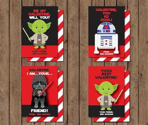 Star Wars Valentines Cards and Matching Love Puns to Use