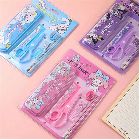 Sanrio Le Set De Papeterie Pour Tudiants Comprend Des Crayons Une