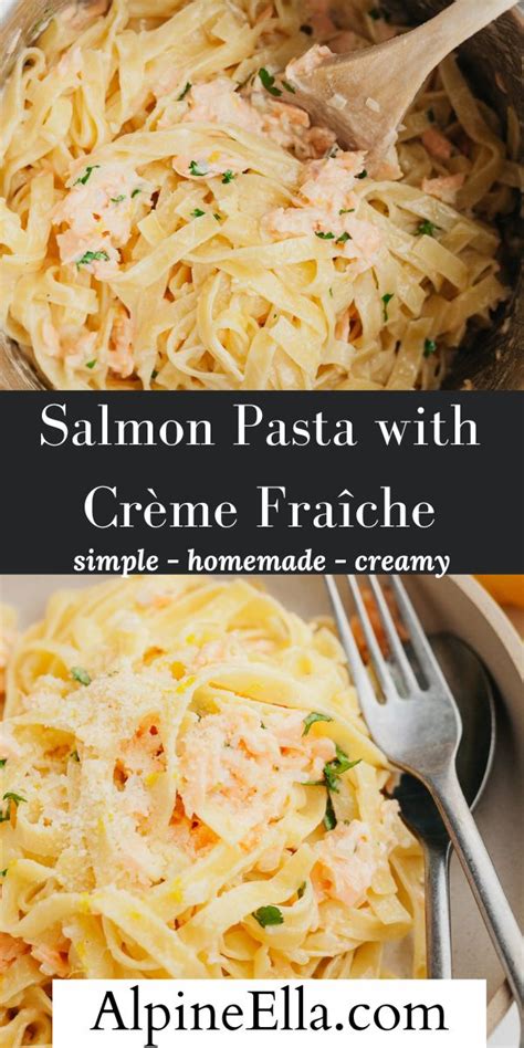 Salmon Pasta With Cr Me Fra Che Resep