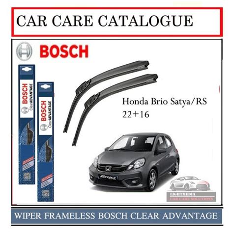 Jual Wiper Frameless Bosch Honda Brio Satya Brio Rs Di Lapak Nf