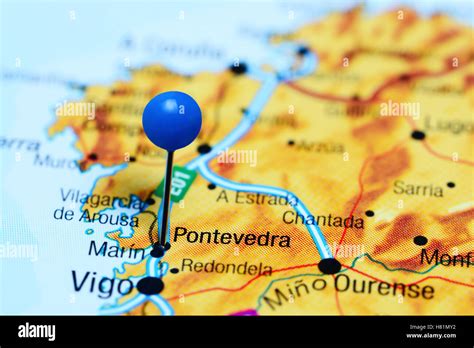 Map of pontevedra hi-res stock photography and images - Alamy