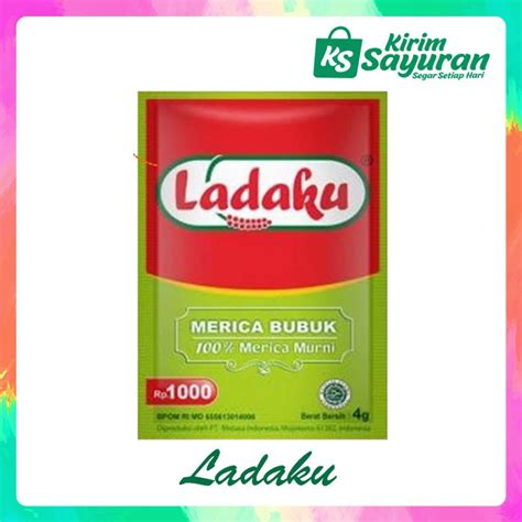 Jual LADAKU MERICA BUBUK 100 MERICA MURNI 4 GR X 5 PACK Indonesia