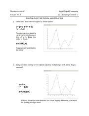 DSP 02 Lab Exercise 1 Docx Mendoza Aldrin P Digital Signal