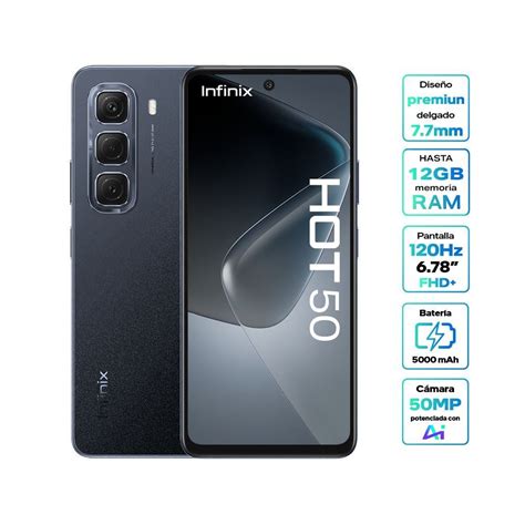 Celular Infinix Hot X Gb Gb Ram Mp Mp Bokeh Ia Cam Sleek Black