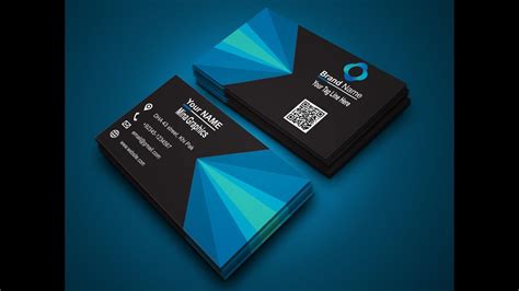 How To Create Visiting Card Design In Corel Draw Business Card Design