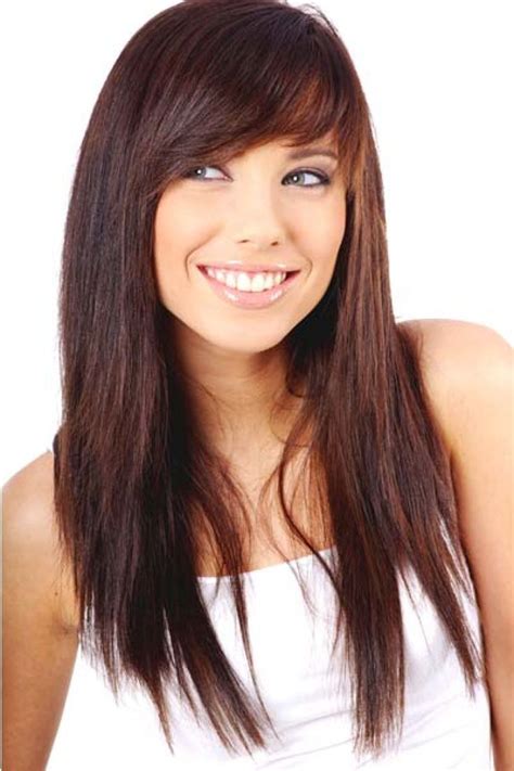 11 Long Straight Hairstyles With Side Bangs Long Straight Hairstyles