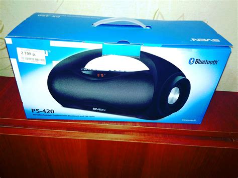 Bluetooth колонка SVEN Портативная акустическая система PS-420 | отзывы