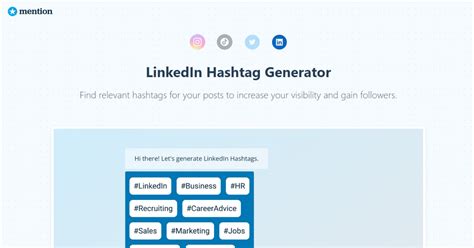 LinkedIn Hashtag Generator (Free Tool)