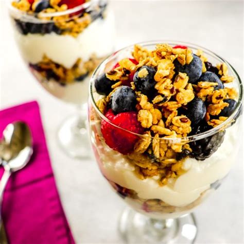 Triple Berry Yogurt Parfait Nutriology