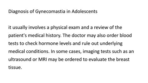 Ppt Gynecomastia In Adolescents Powerpoint Presentation Free