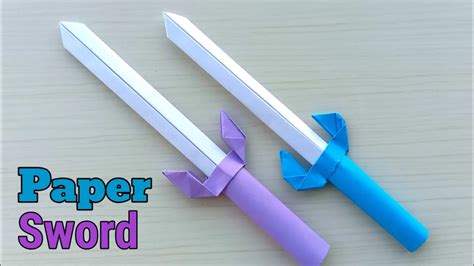 Diy Paper Sword Paper Crafts For School Paper Craft Easy Kids