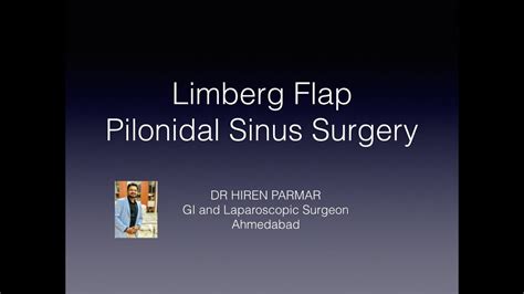 Limberg Flap For Pilonidal Sinus Youtube