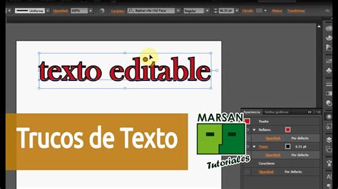 Tutorial Adobe Illustrator Textos Trucos Mitos Y Realidades Youtube