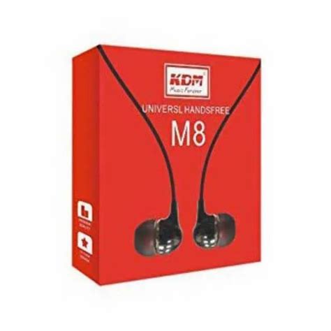 Wired KDM HANDSFREE M8 at Rs 270/piece in Ahmedabad | ID: 26394200497