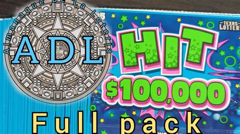 Hit New Lottery Scratch Off Full Pack Youtube