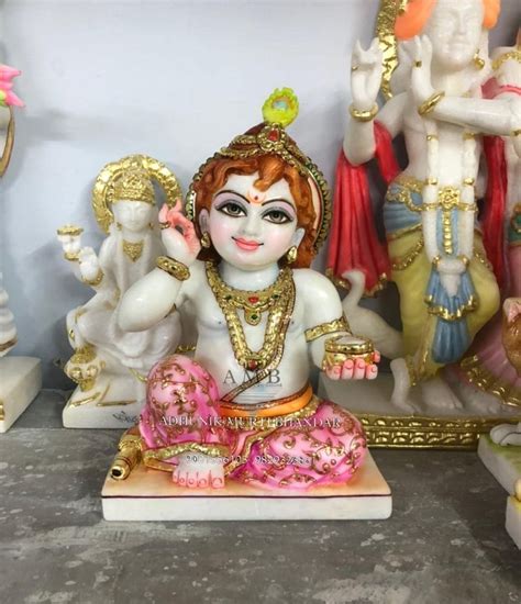 White Marble Laddu Gopal Statue Home At Rs In Jaipur Id