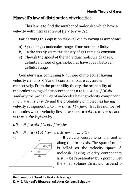 Solution Bsc Sem Ii Physics Kinetic Theory Of Gases Studypool