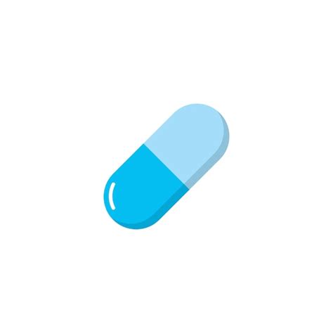 Premium Vector Pill Logo Vector Icon Illustration