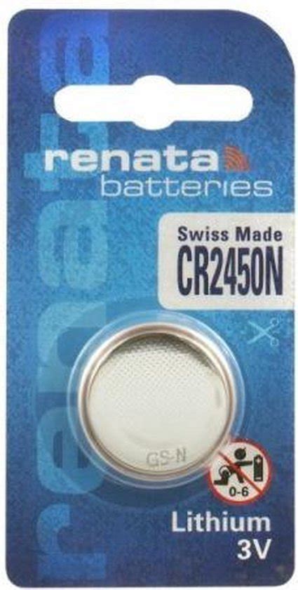 Renata CR2450N 3V Lithium Knoopcel Batterij 1 Stuk Bol