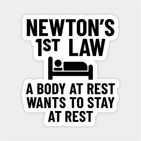 Funny Physics Joke Newton S First Law By Codeclothes Physics Jokes