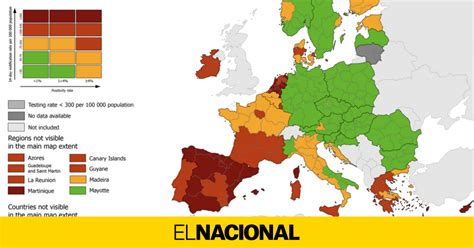 Catalunya es manté en alerta màxima en el mapa covid de la Unió Europea