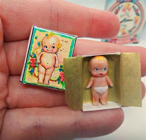 New Kewpie Doll Vintage Style Miniature Miniature Baby Etsy Mu Ecas