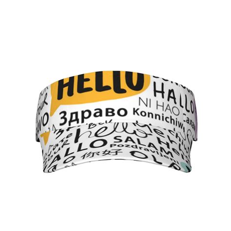 Lukts Hello Sun Sports Visor Adjustable Cap For Men Women Walmart